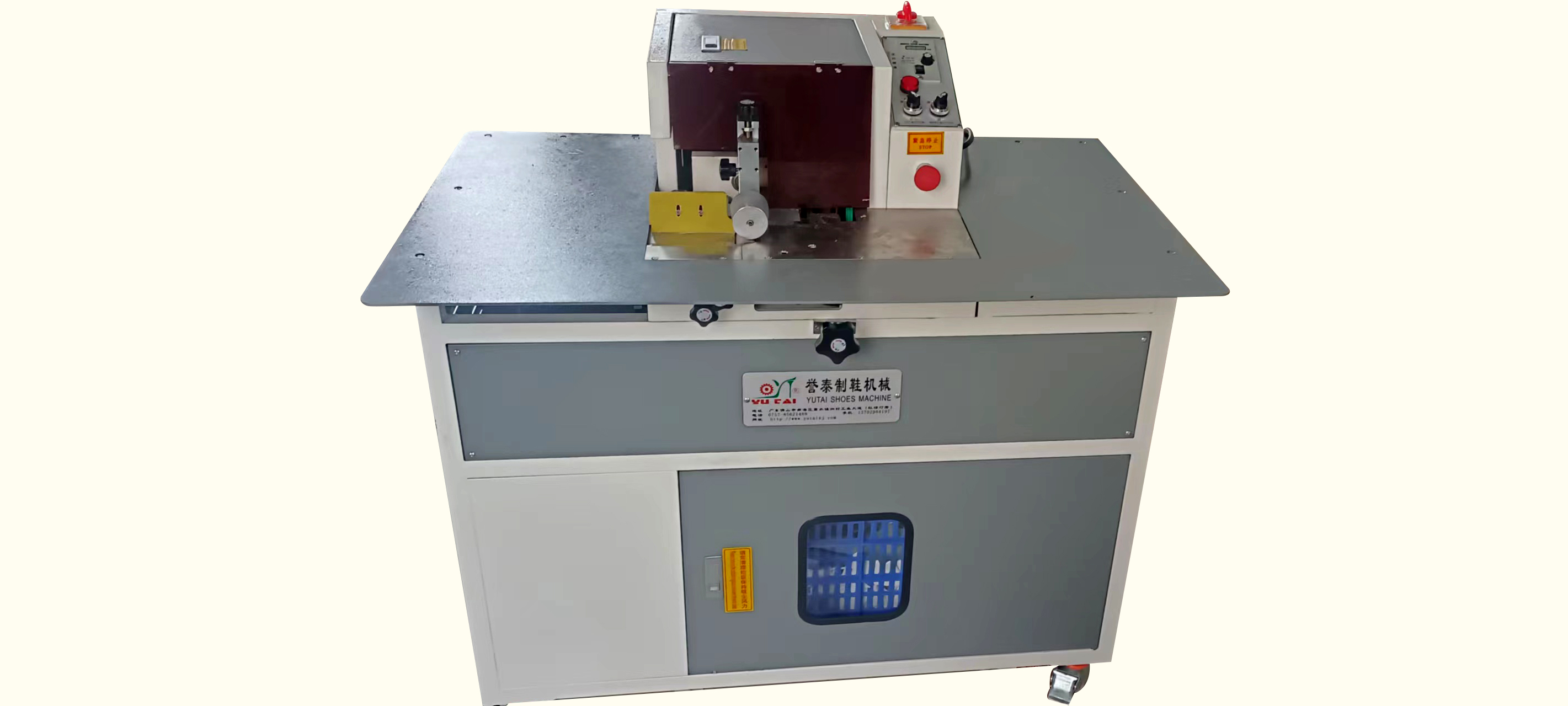380V/50Hz Voltage YUTAI Sponge Insole Pad Foam EVA Skiving Machine for Leather Package Dimensions 1150*700*1200MM
