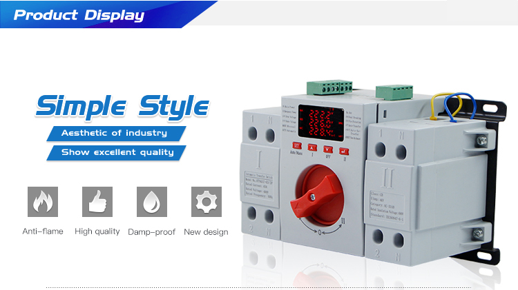 Special Design Widely Used Changeover Dual Power Automatic Transfer Switch