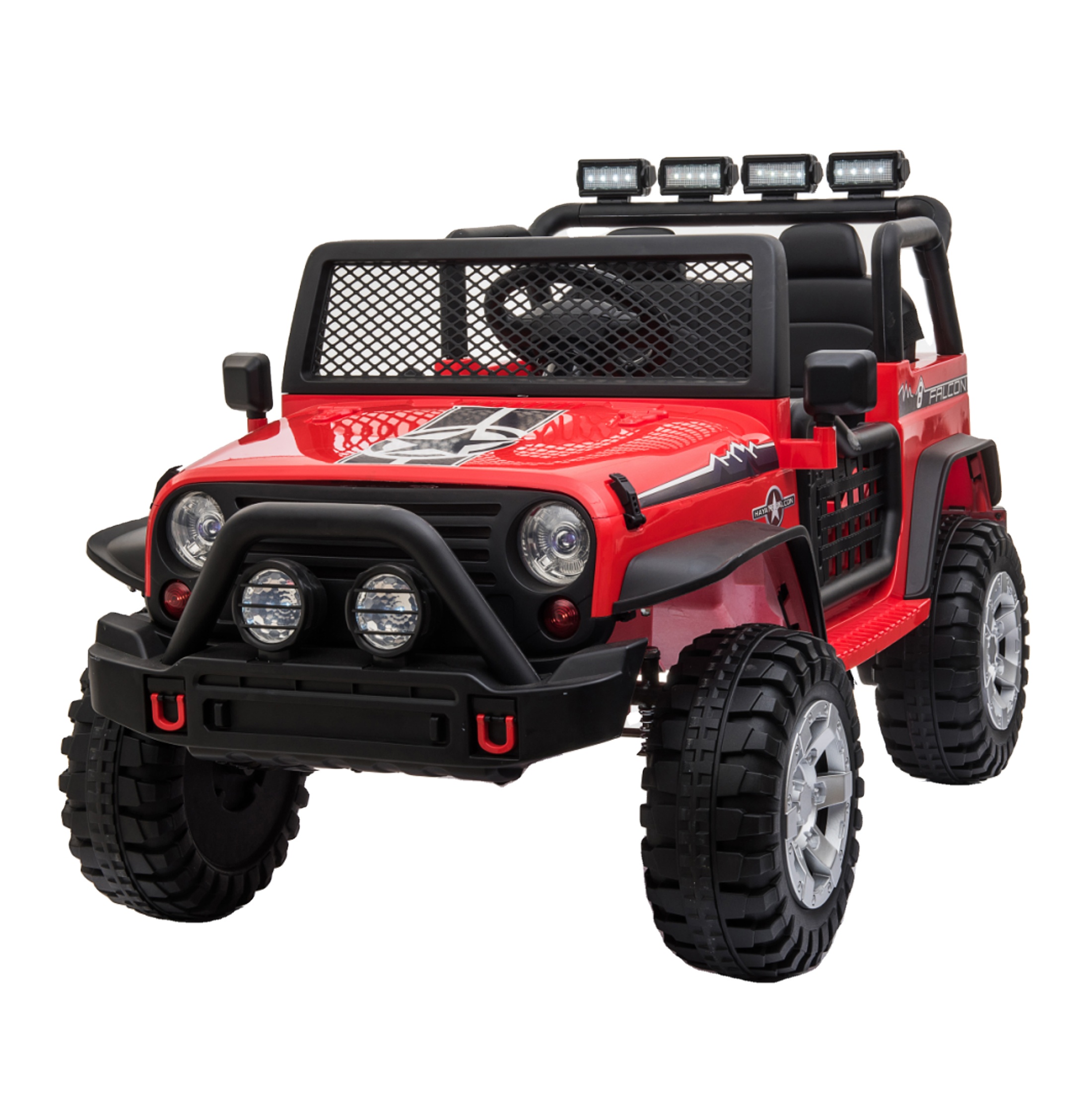Gender-Neutral Electric Ride On Car for Kids Four-Wheel Drive and Remote Control
