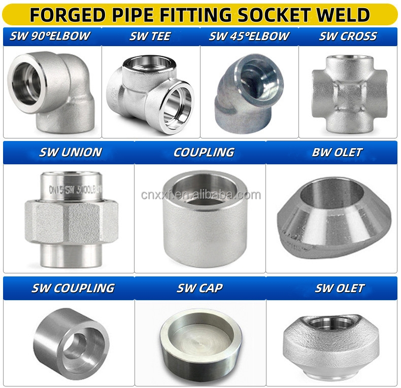 ABS Material DN 6-100 Class 3000-Class 6000 ALLOY C-4/W.NR 2.4610/UNS N06455/AWS 052 Threaded Cap for Chemical Industry