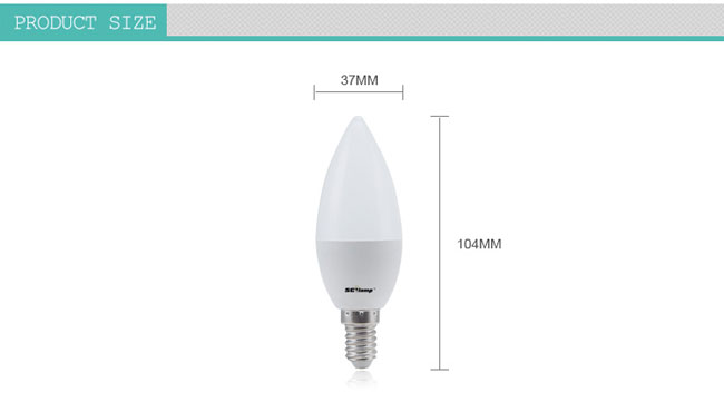 90ml/w 5W E14 LED candle light wholesale