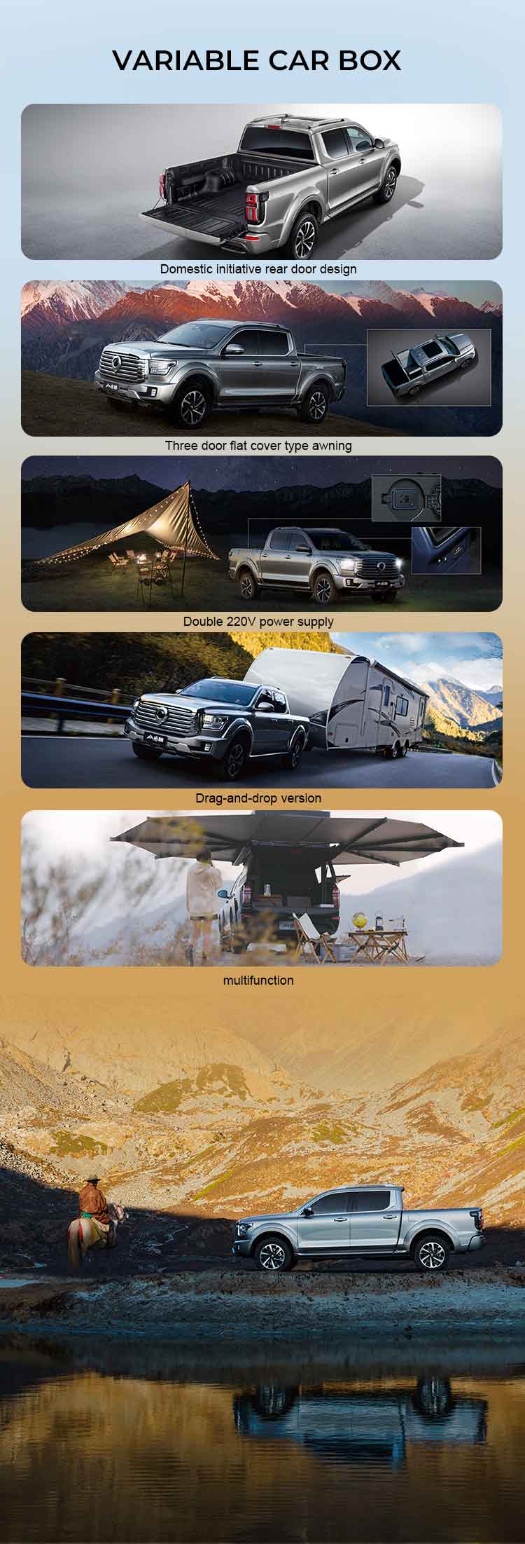 2023 Great Wall Shanhai Cannon GWM Cannon Passenger Version 2.4T Diesel 3.0T Gasoline Version Optional In Stock
