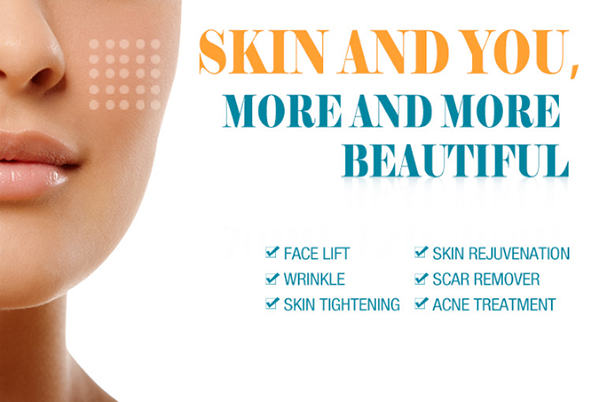 Acne Treatment Fractional RF Machine , Skin Rejuvenation RF Microneedling Machine