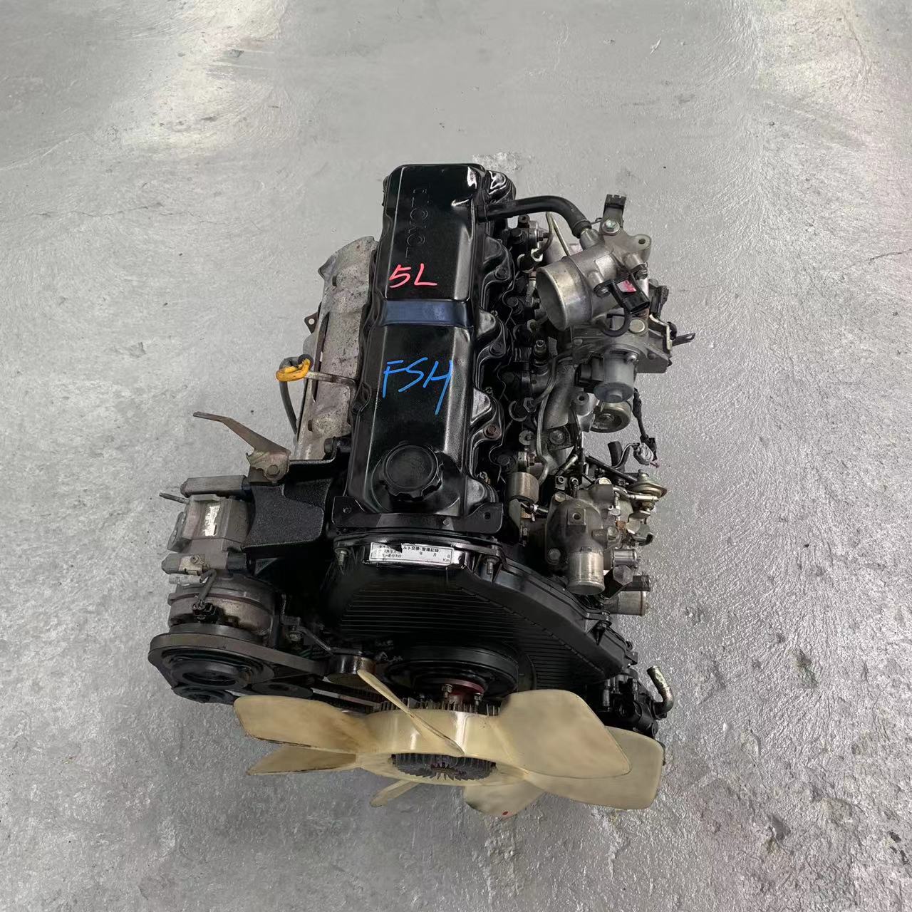 2.8 Displacement Toyo Used Diesel Engine 5L-D-MAX Adequate Inventory Car Engine Parts