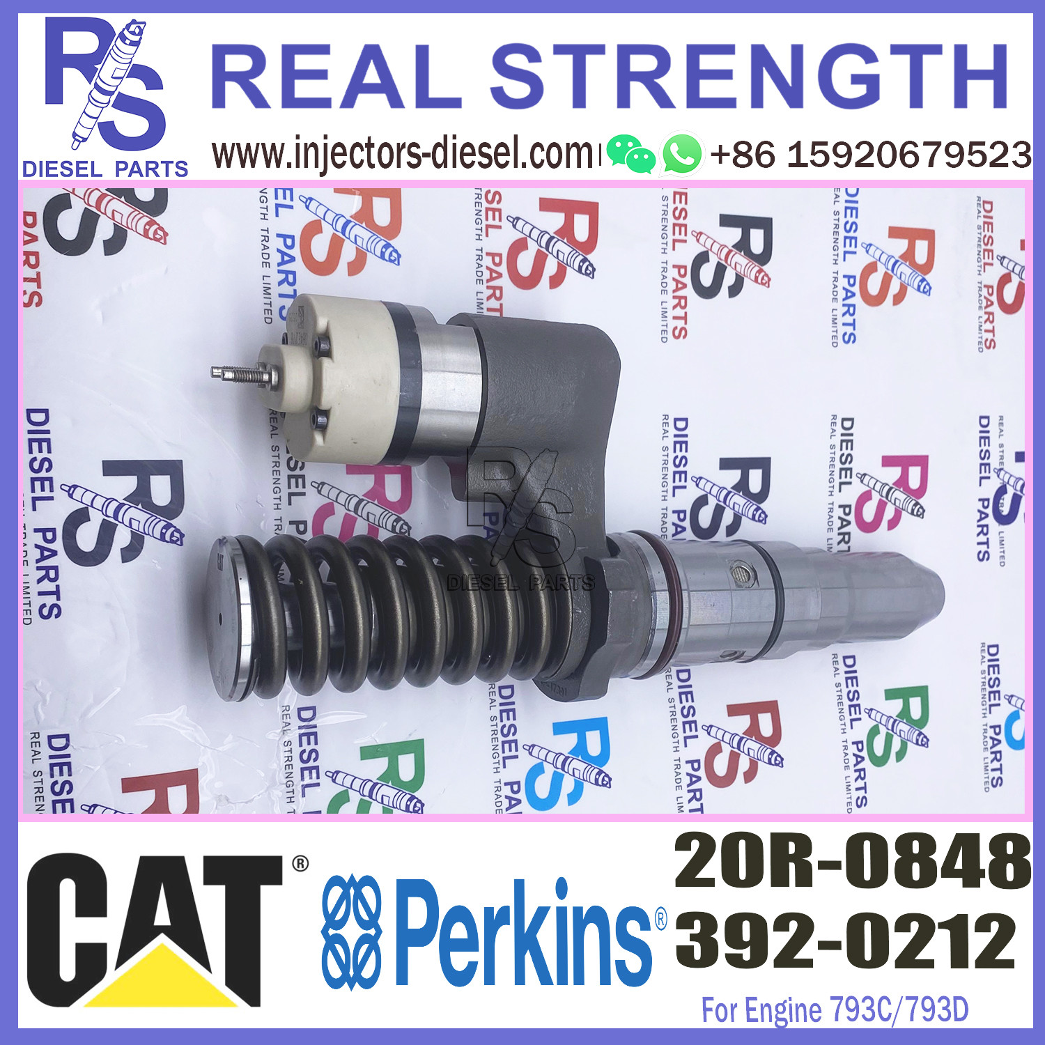 Common Rail Control Valve Injector Valve Common Rail Injector for 793c 793D 392-0212 20R-0848