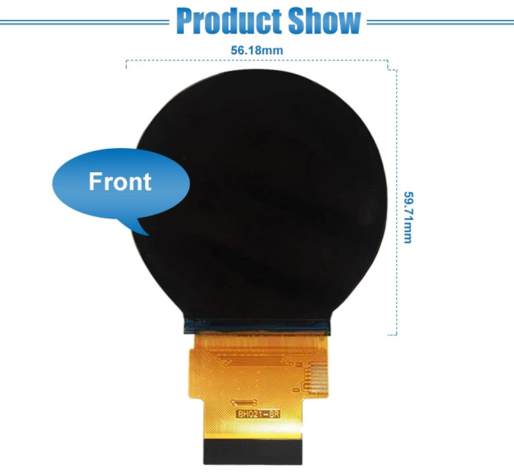 OEM 262K Color 480*480 RGB 3.3V Round Tft Screen