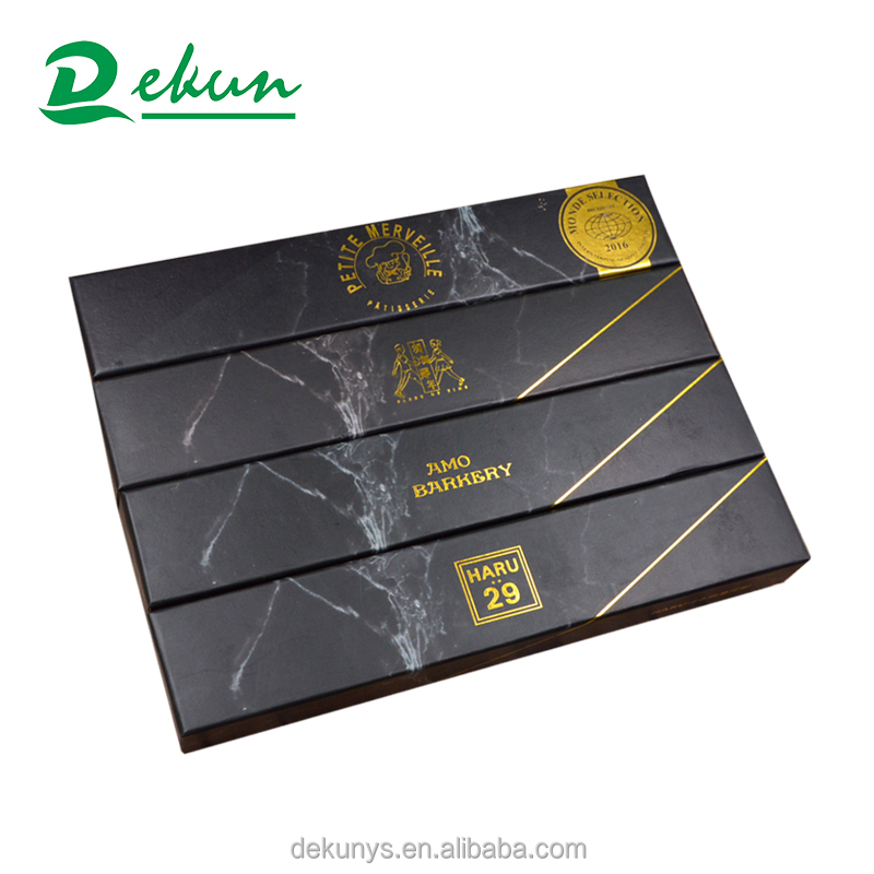 Pattern Gifts Marble Paper Box Chocolate Packaging Box with Recycled Clamshell Insert