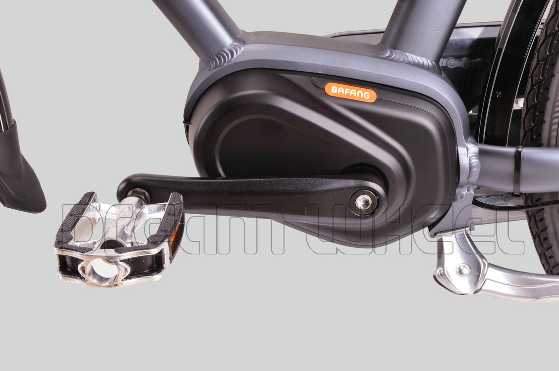 28km/H Electric Urban Bikes 36V 350W Middle Gear Motor Aluminum Frame