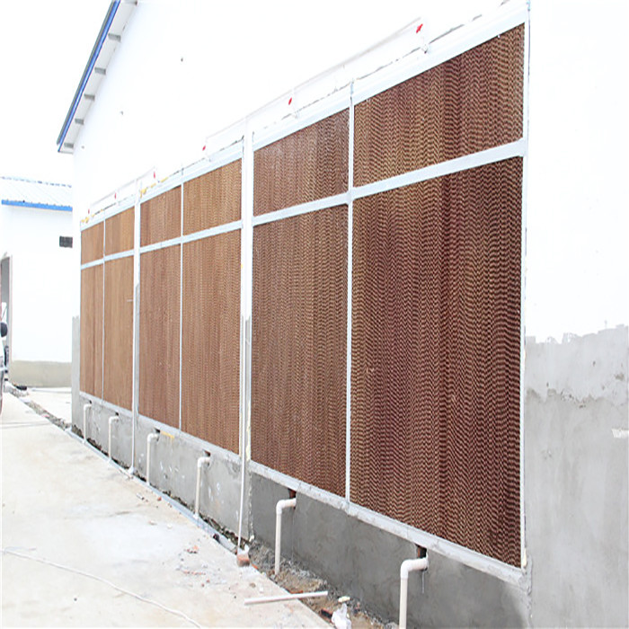 Galvanized Steel Frame Poultry Farm Climate Control System 7mm / 5mm Flute High