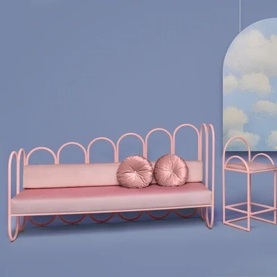 Minimalist Design Hotel Room Shoe Change Sofa Bed End Stool Furniture OEM