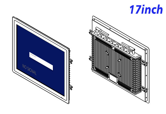 17-Inch Precision Monitor for Industrial Automation and Security Systems