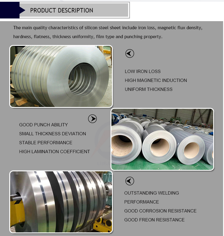 Technique Cold Rolled Non-oriented Electrical Silicon Steel Coil/Strip/Sheet for Relay and Transformer Electrical Products