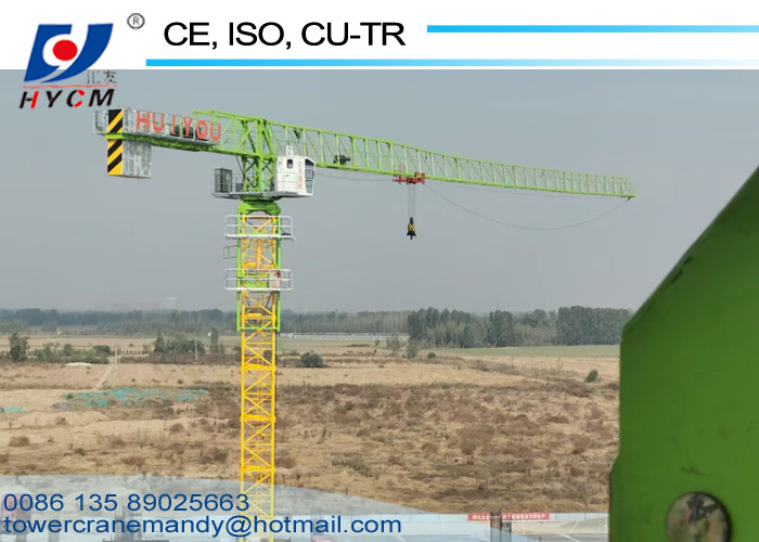 380V/60Hz Hydraulic Tower Crane 60m Arm Topless Types of Tower Crane 11.7m Counter Jib Electric Tower Crane