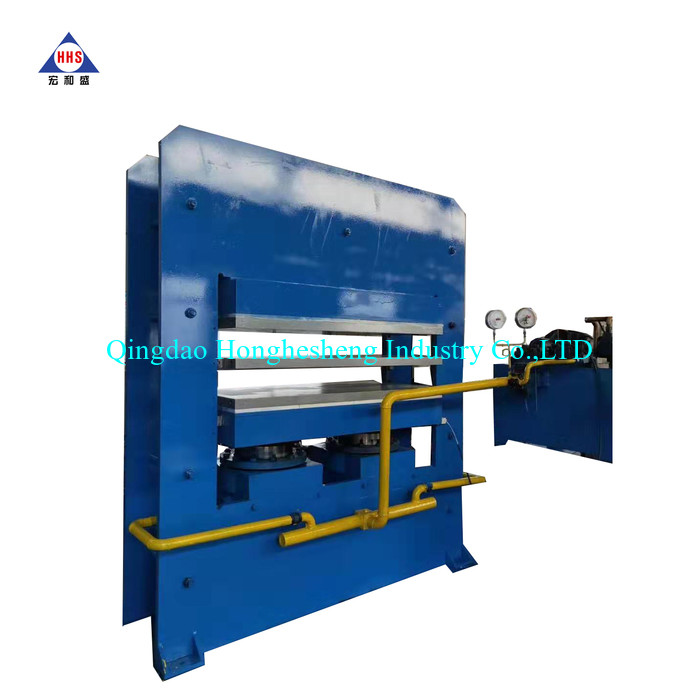 Car Mat Conveyor Belt Plate Vulcanizing Press Rubber Compression Molding Machine