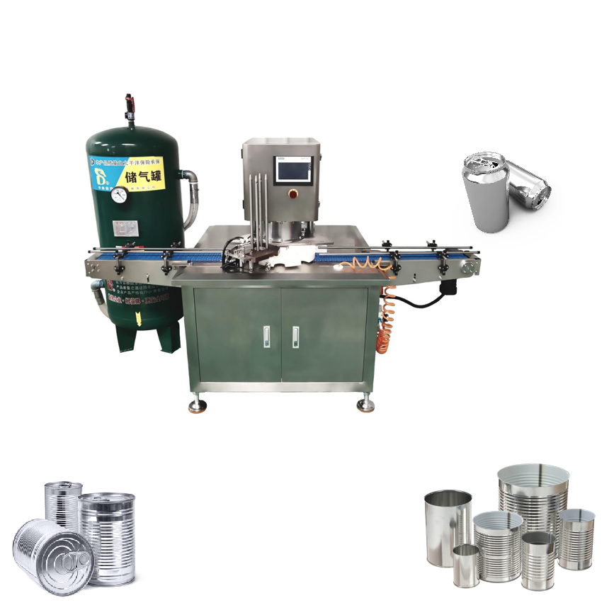 Canned Sardine And Tuna Sealer Fish Cans Sealing Machine Seaming Canned Machine