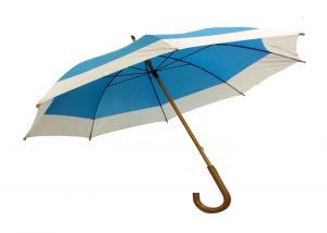 Buy cheap Sturdy Extension J Stick Wooden Handle Umbrella Auto Open Wind Resistant product