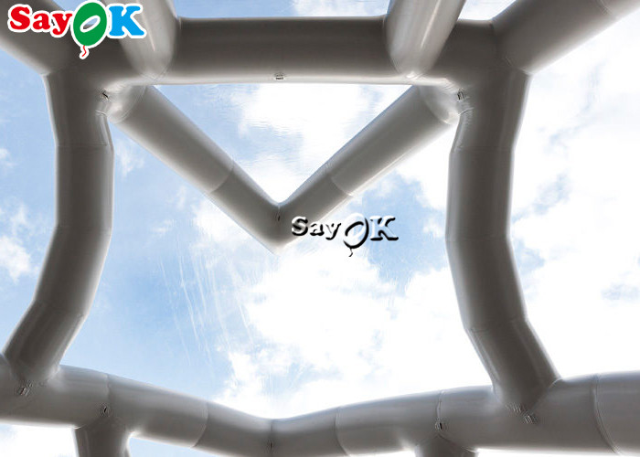 Inflatable Outdoor Tent Custom Large Flexible Inflatable Stage Tent Blow Up Podium Tent