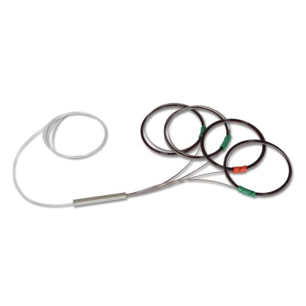 Mini Steel Tube PLC Fiber Optic Splitter Without Connector FTTH Fiber Optic