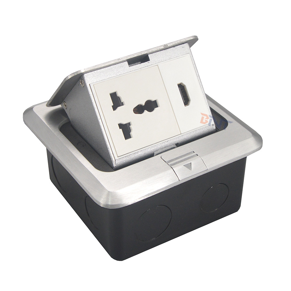 BNT multimedia pop up floor mounted electrical socket box