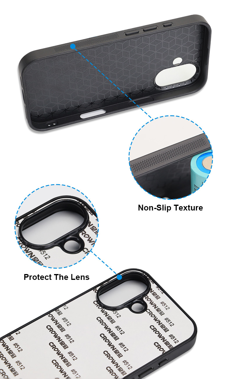 Tpu 2D Sublimation Mobile Cover Phone Case Blanks Shockproof For IPhone 16 ProMax