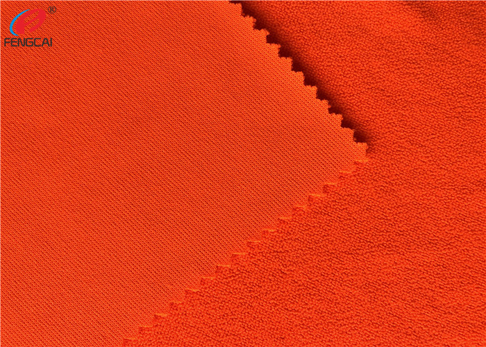 Reflective Polyester Fluorescent Material Fabric Brushed Uniform Fabric For Garment
