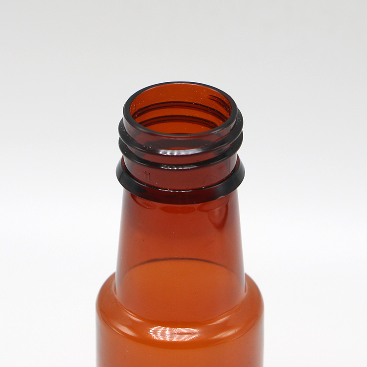 70ml PET Amber Maple Cough Syrup Oral Liquid Bottle Container for Liquid Medicine