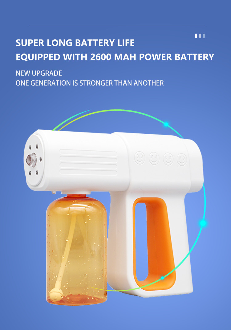 Eco Charging Disinfection Spray Gun Spray Distance 1-1.5 Meters Small And Easy To Carry