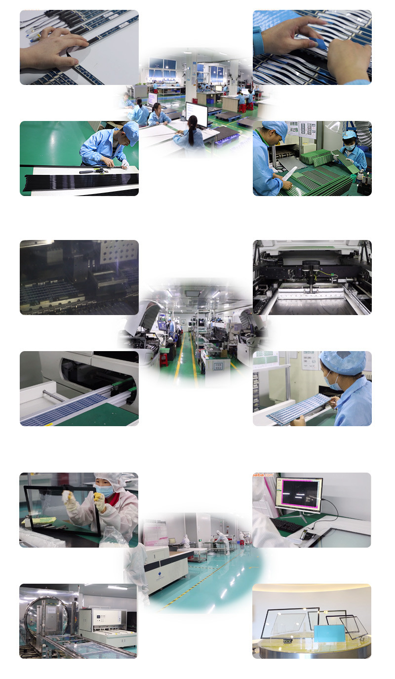 24 Inch Projected Capacitive Touch Screen Panel USB 10 Touch Points Control