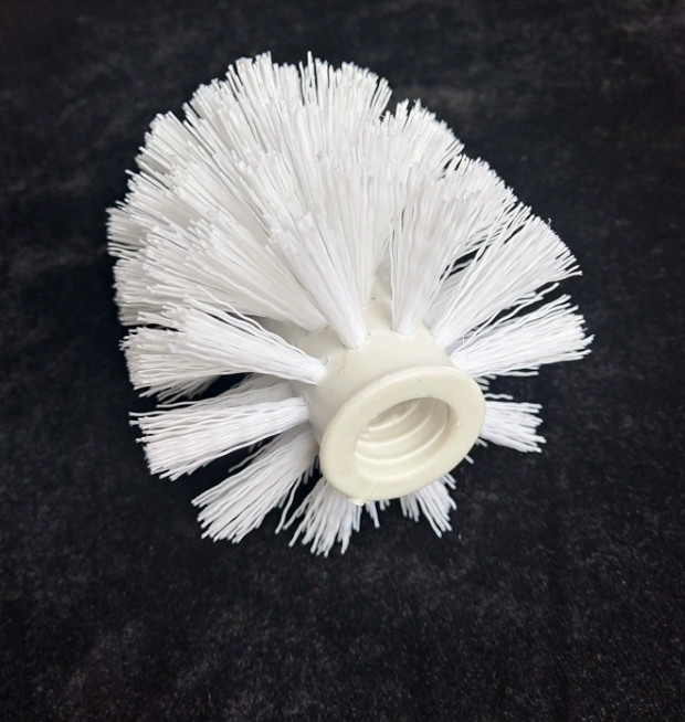 Plastic Toilet Brush Head Replacement With Bristle Color For Kitchen And Bathroom Cleaning