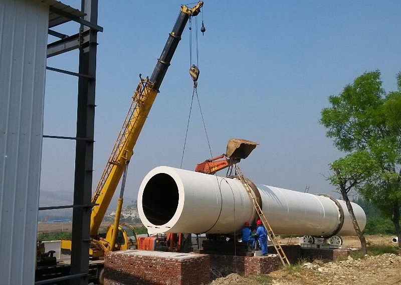 Industrial Drum Rotary Dryer High Beneficiation Efficient Low Power Consumption