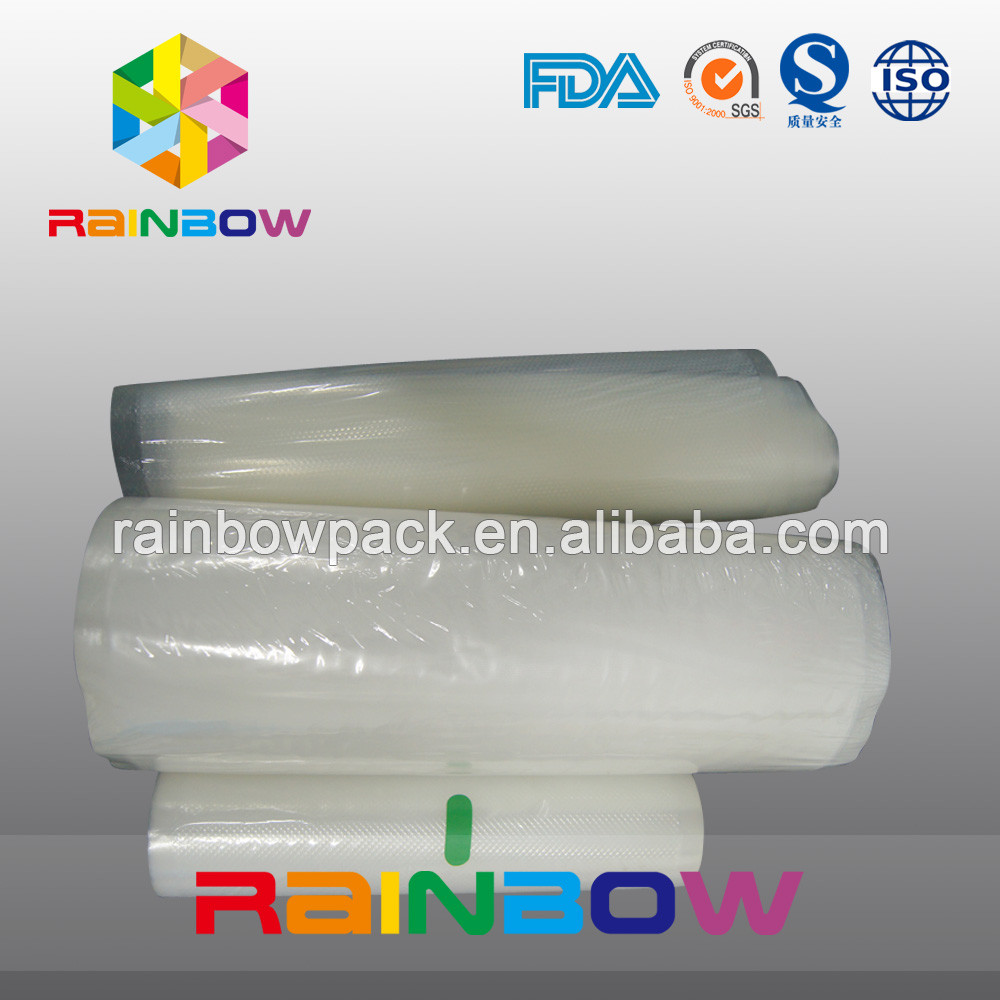 FDA Embossed Food Vacuum Seal Bags Custom Shape With Texture / Channels