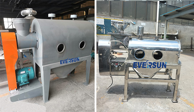 High Capacity Q235A Horizontal Airflow Screen For 5 - 600mesh Metal Powders Sieve