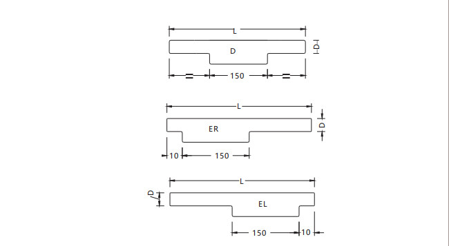 RCR2367 Aluminium Door Hidden Pull Handles for Living Room