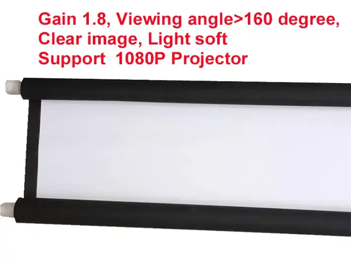 Portable Folding Splicing Wall Hanging Projection Screen 60-120 Inch Outdoor Camping