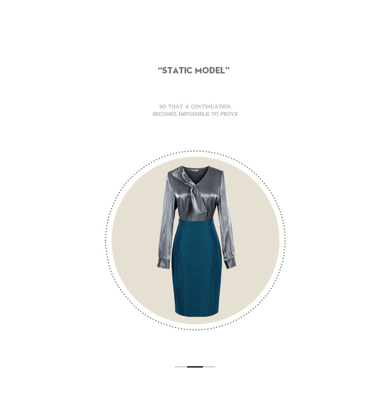 Autumn Dress Women's Fitted Business Suits with Hand Embroidery and Pure Pattern