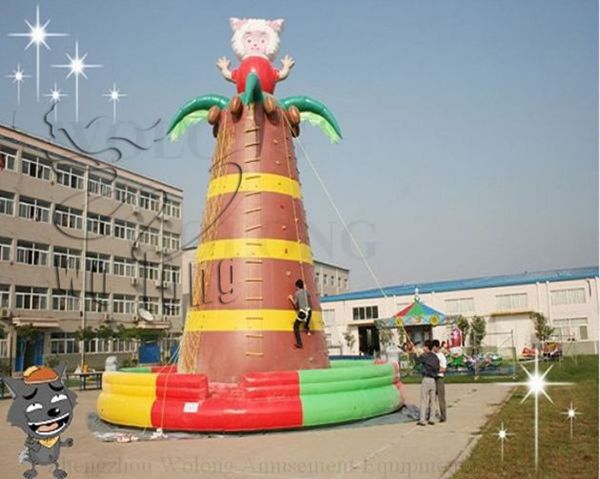 Adult outdoor climbing wall, inflatable climbing mountain
