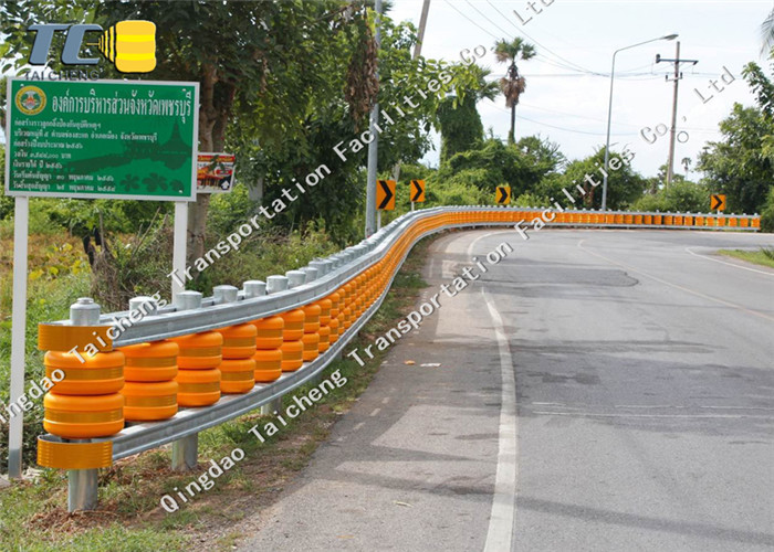 Spacing 0.5m Anti Shock Traffic Fence Highway Roller Barrier