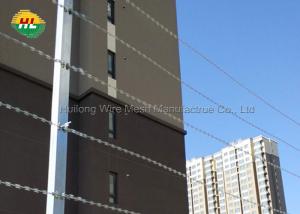 China 2.5mm Blade Concertina Razor Wire Fence Galvanized Straight Lines on sale