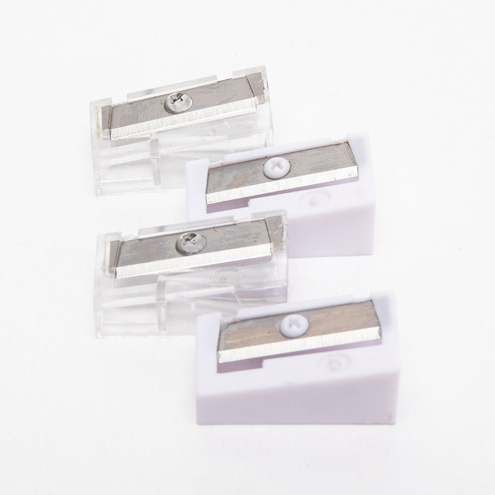Manual Non Removable Screw Safe Pencil Sharpener Single Hole