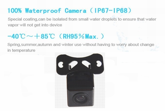 Ouchuangbo 170 degree HD universal Car rear view parking backup waterproof camera OCB-C660
