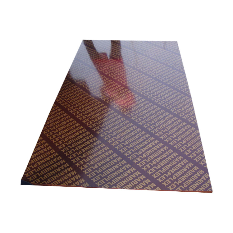 16mm Wood Based Panels Full Poplar Film Faced Plywood Sheet scratch resistance