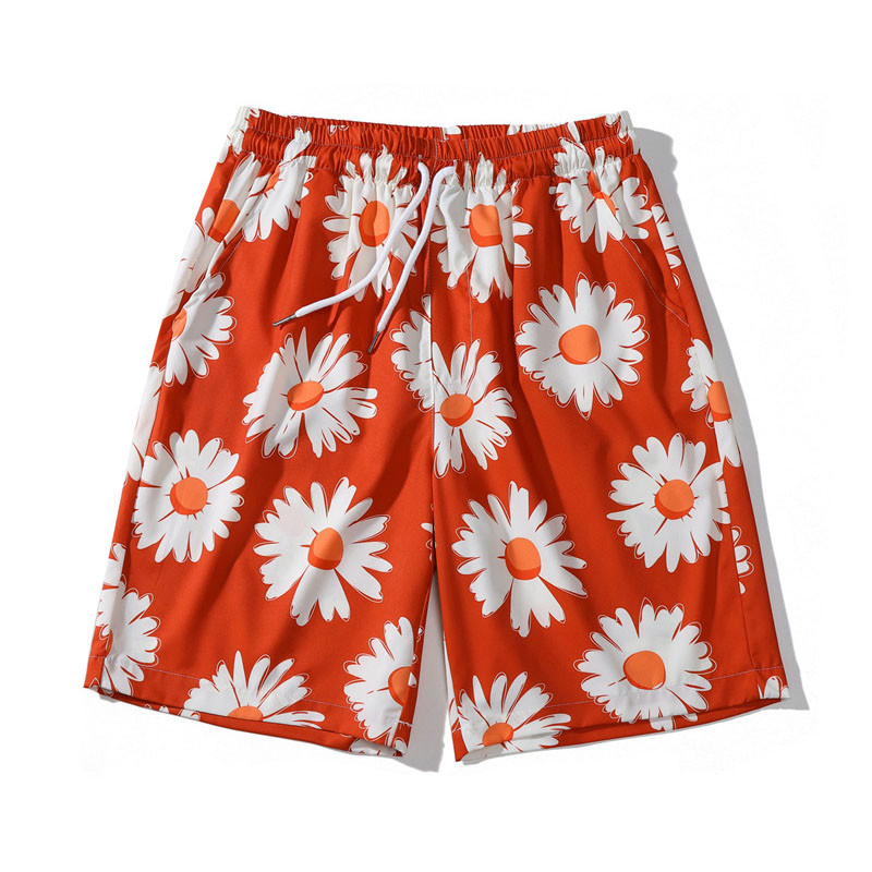 2022 Summer Oil Painting Flowers Cool Thin Art Pants Men