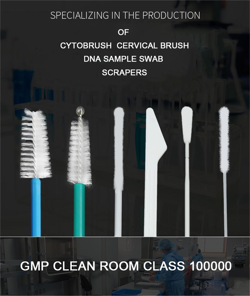 Clinical Cell Sampling Smear Swab Collection Tubes