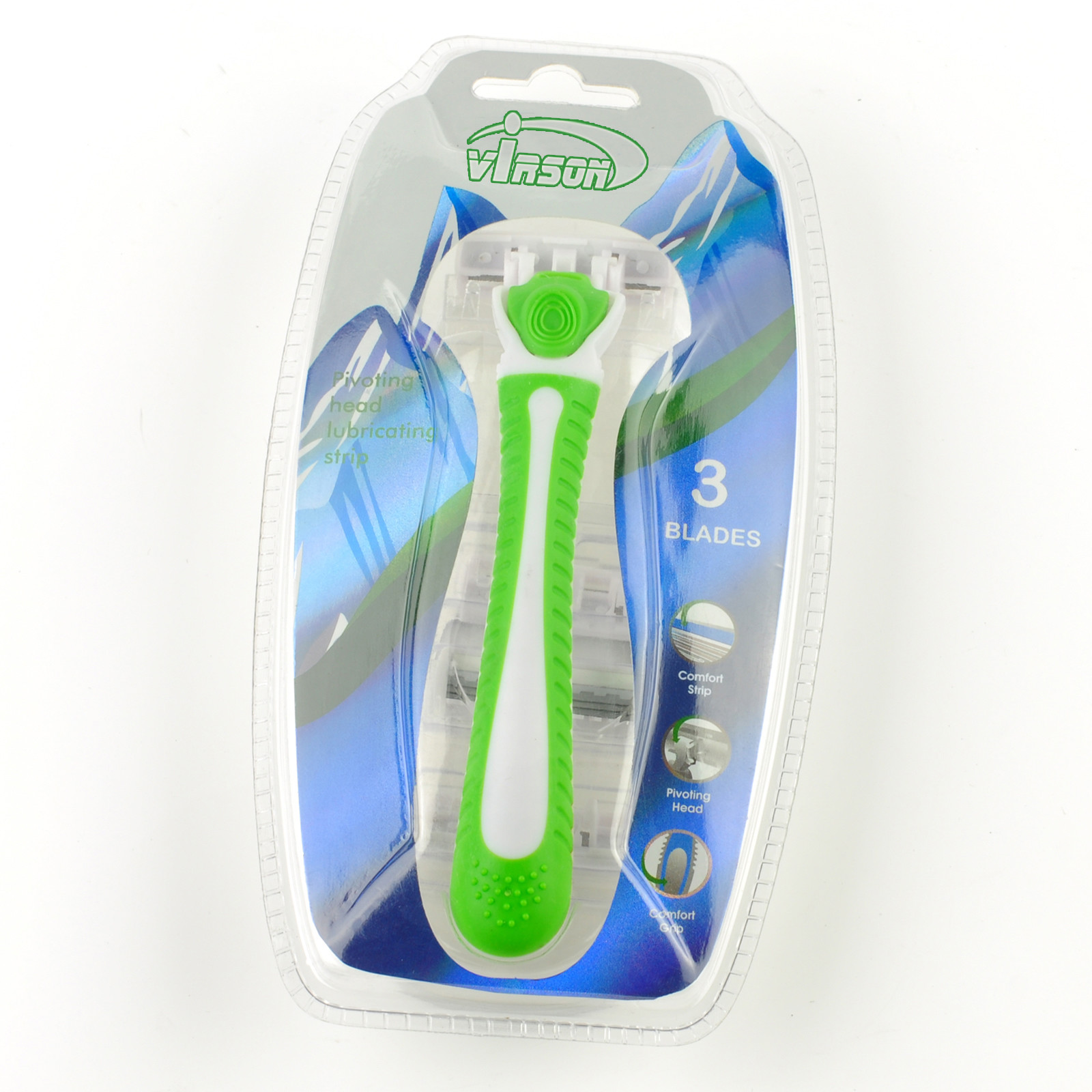 Manufacture Cheap Wholesale Oem Shaving Razor Men Triple Blade Razor Set with razor head refills