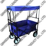 Folding Utility Wagon with Canopy & Expanded Handle - TC1011D ET
