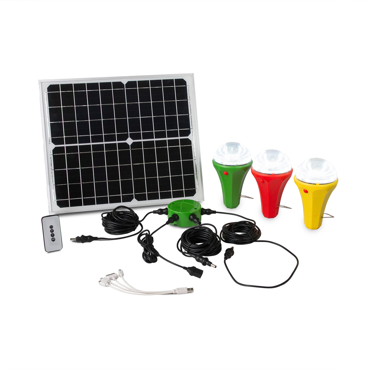 Solar Power System Solar Panel Mini Home Lighting System with Mobile Charger SRE-88G-3