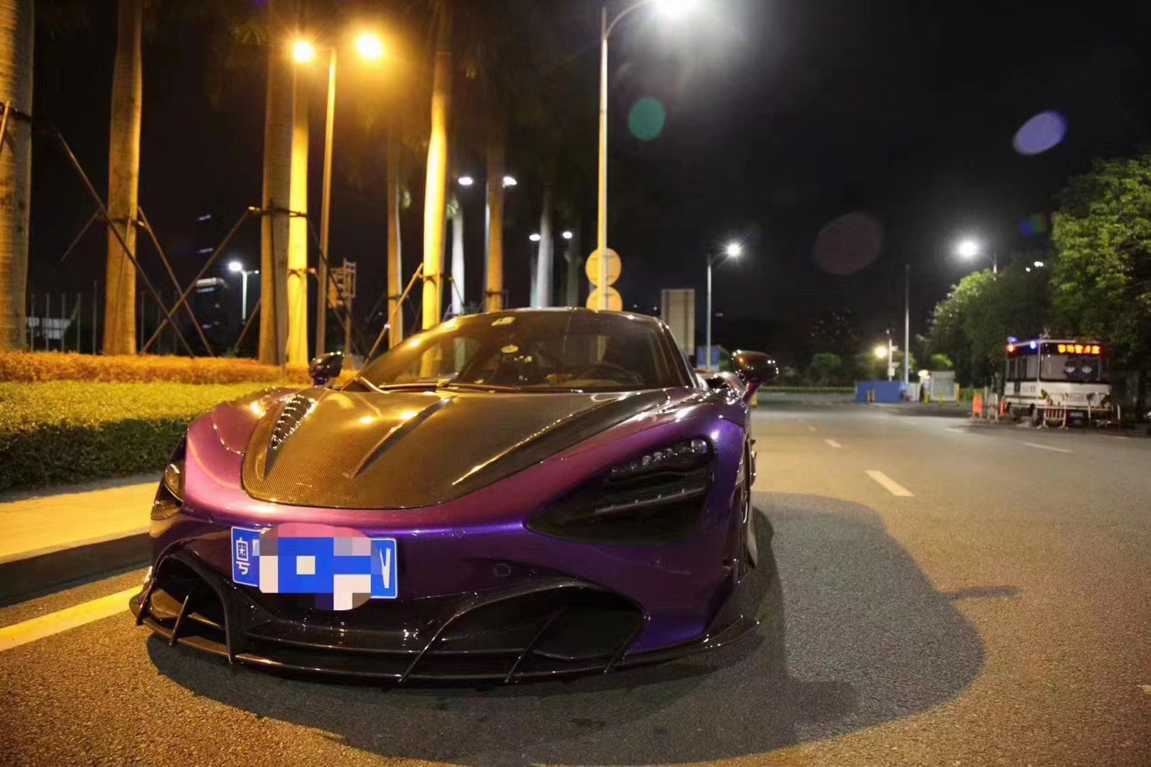 For McLaren 720S Carbon Fiber Hood 720S Upgraded Top-style Carbon Fiber Hood Engine Cover