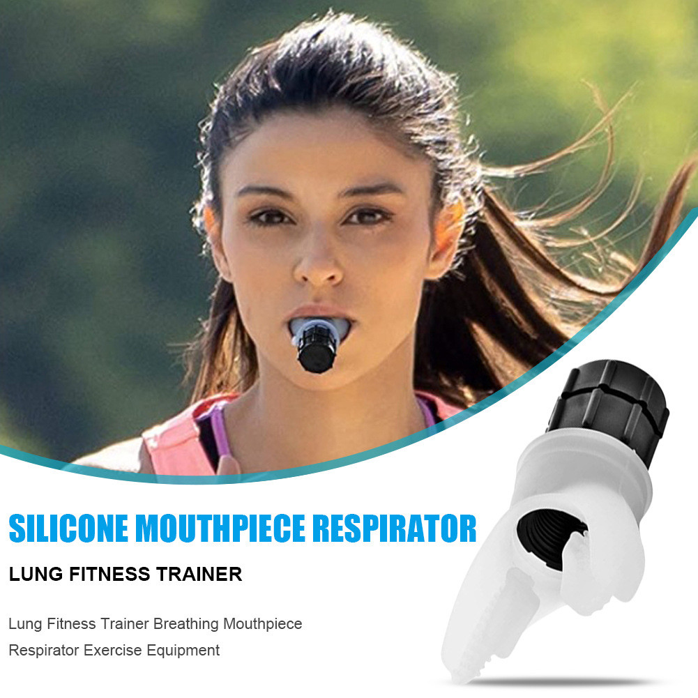 Silicone Respiratory Trainer Compact Adjustable Resistance Breathing Trainer Device