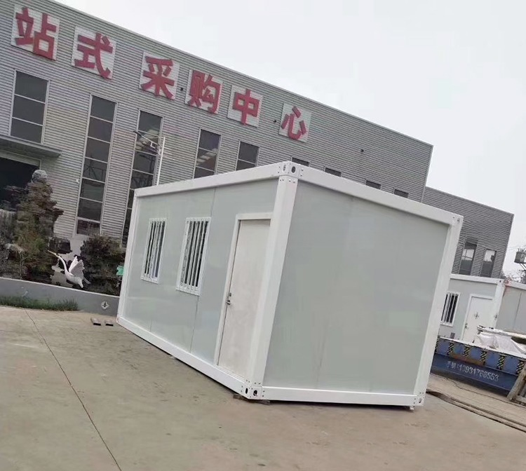 1 Door 3m 6m 7m Length Quick Made Easy Build Assembly 20ft Flat Pack Container House Office with Optional Toilet and Shower