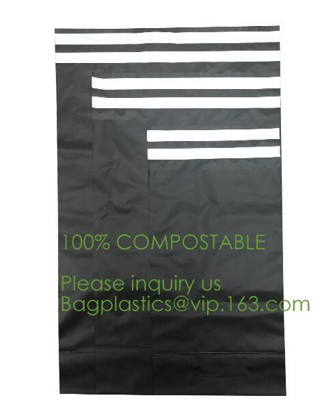 EN13432 100% Bio Degradable Mailing Bags Custom PLA PBAT Compostable Courier Bags,Eco Reusable Recycle Compostable Mail